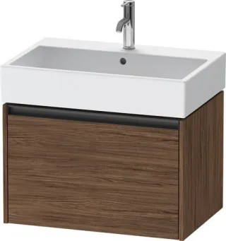 Duravit Ketho.2 Waschtischunterbau wandhängend Nussbaum dunkel Matt 684x460x440 mm - K25076021210000 K25076021210000