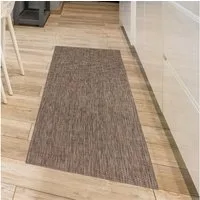 Andiamo Küchenläufer Soft, rechteckig, Höhe: 5 mm, Vinyl-Küchenläufer, meliert, Flechtoptik, rutschhemmend