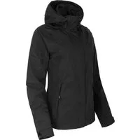 Bergson Regenjacke ROCKRIDER Damen Regenjacke, Netzfutter, 12000 mm Wassersäule, Normalgrößen, sch