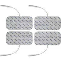 Axion Elektrodenpads passend zu Revitive, Prorelax, Promed, axion - 10x5cm, 4 St.,2mm Steckanschluss, selbstklebende Elektrodenpads