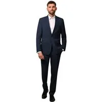 Hirschthal Anzug Herren Business Anzug Regular Fit (Anzughose & Sakko, 2-tlg., Anzug Set) im modernen Look, mit Kleidersack
