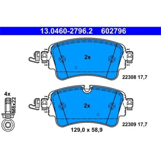 ATE Bremsbel?ge hinten Audi A4 A5 A6 A8 Q5 Q7 VW Touareg