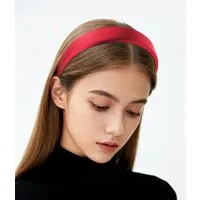 axy Haarreif Haarreif mit Stoff gepolstertes Candy Colours, Vintage Damen Haareifen Haarband Satin Bezogen