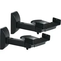 Pronomic Lautsprecher-Wandhalterung Universelle Klemmhalter für HiFi- und PA-Boxen, (bis 0 Zoll, Belastbar bis max. 25 kg - justierbar)
