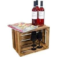 Kistenkolli Altes Land Allzweckkiste Obstkiste Bella geflammt (Spar-Set, 1er Set)
