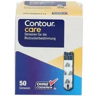 Ascensia Diabetes Care Blutzucker-Teststreifen Contour Care Sensoren, Komplett Set, 1-tlg., 50 Stk, Hohe Messgenauigkeit