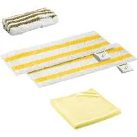 Starter Tuchset 2.863-346.0, Wischbezug weiß/gelb, für Dampfreiniger EasyFix