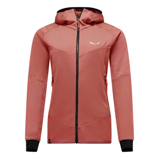 SALEWA - Sella Crevasse Kapuzenjacke Damen - Beige (Gr.38)