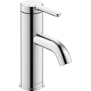 Duravit C.1 Waschtischarmatur S C11013002010 MinusFlow, ohne Zugstange, Chrom Hochglanz