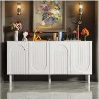 FUFU&GAGA Sideboard Weiß
