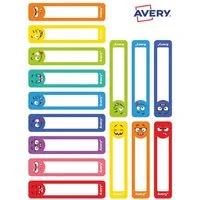 Avery Zweckform Etiketten Stiftaufkleber Papier 50x10mm 2 Bogen Motiv Gesichter