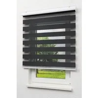 Rollo mit Blende Schwarz, LYSEL®, blickdicht, HxB 175x60cm