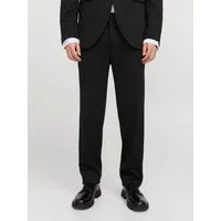 Jack & Jones Anzughose JPRJAXON Businesshose mit mittlerer Bundhöhe unifarben, modisch, slim fit, Materialmix