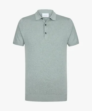 Profuomo - Grünes Luxury basic Polo grün - Gr. - L
