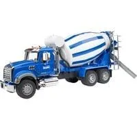 MACK Granite Betonmisch-LKW, Modellfahrzeug blau/weiß