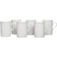 Ritzenhoff & Breker Becher Bianco, 6-tlg., Porzellan, 6-teilig, klassisch-schlicht, 300 ml