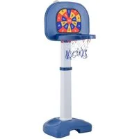 COSTWAY Basketballkorb 4 in 1 Kinder Basketballständer, höhenverstellbar