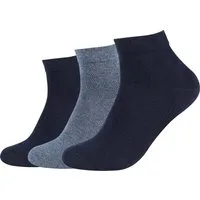 Camano Kurzsocken Bio Unisex-Kurzsocken 3 Paar Uni