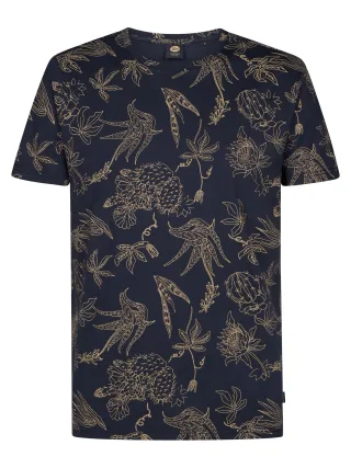 Petrol Industries - T-Shirt mit Allover-Print Rocosa Herren