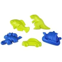 SIMM Spielwaren Sandform Sandset, 5-teilig mit Dinos, Netz