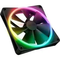 F140 RGB DUO Single 140x140x25, Gehäuselüfter schwarz, Einzellüfter, ohne Controller, 140 mm