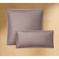 Seralino Kissenbezüge Mako Satin Kissenbezug (100% Bio Baumwolle) weich, hautfreundlich, (2 Stück), Fairtrade/ GOTS zertifizierte uni Kissenhülle mit Reißverschluss
