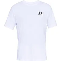 Under Armour® Kurzarmshirt SPORTSTYLE LEFT CHEST SS WHITE / / BLACK