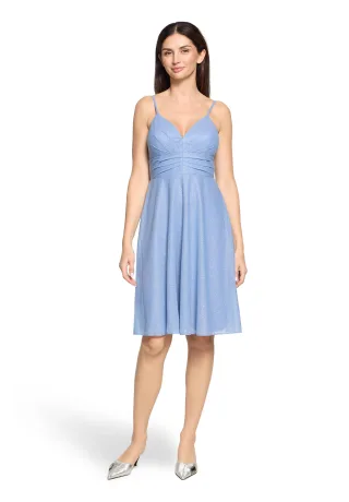 VM by Vera Mont - Cocktailkleid Blue/Silver - Gr. - 42