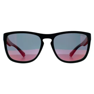 Polaroid Quadratisch Unisex Schwarz Rot Mehrschichtig Polarisiert PLD 2161/S