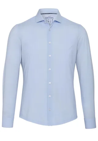 pure - PURE- Functional Hemd Langarm blau - Gr. - 39