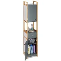 relaxdays Hochschrank Bad