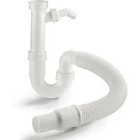 Xavax Siphon flexibel, 1 1/2'', 1 St./Polyb., (3-tlg)