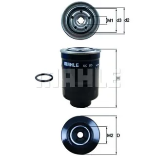 Mahle Kraftstofffilter Mazda Mitsubishi Subaru Toyota VW