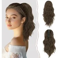 Zaewry Haarspange Ponytail Haarverlängerung Langer Gewellt lockiger Pferdeschwanz