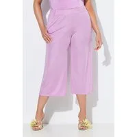 Ulla Popken Culotte Slinky-Culotte wadenlang weites Bein Elastikbund