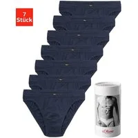 s.Oliver Slip Herren Unterhose (Dose, 7-St) Wochenration in einer Dose