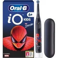 Oral-B Elektrische Kinderzahnbürste iO Kids 6+ Spiderman, Aufsteckbürsten: 1 St., 1 Reise-Etui, Musik-Timer, 3 Modi, ab 6 Jahren