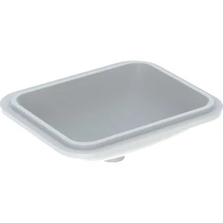 Geberit VariForm Unterbau-Waschtisch, rechteckig 53x44cm, ohne Hahnloch, ohne Überlauf, KeraTect, 50 500763002