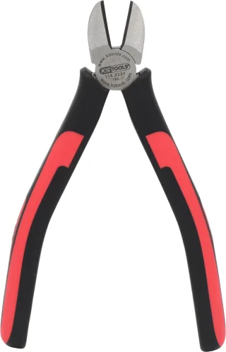 KS Tools SlimPOWER Diagonal-Seitenschneider rot/schwarz - 115.2231