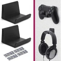 Mobilefox Controller-Halterung Controller Wandhalterung Kopfhörer Halter für XBox PS3 PS4 Nintendo