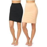 Merry Style Unterrock Damen kurz MS10-204 (2-tlg) aus Viskose