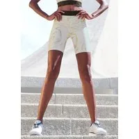 LASCANA ACTIVE Funktionsshorts mit glänzendem 3D Schriftzug auf dem Bund