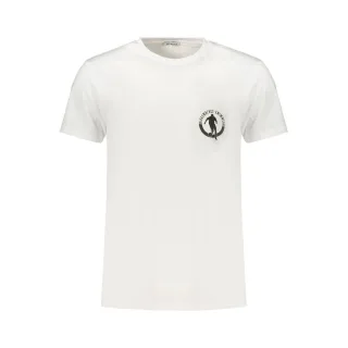 Bikkembergs Weißes Baumwoll-Herren-T-Shirt