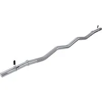 GORILLA SPORTS Kurzhantelstange SZ-Curlstange 120 cm mit Federverschluss, 120 cm (3-tlg)