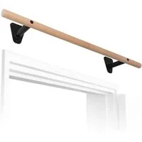 Pullup & Dip Klimmzugstange Holz Klimmzugstange zur Wandmontage über Türrahmen (1-tlg)