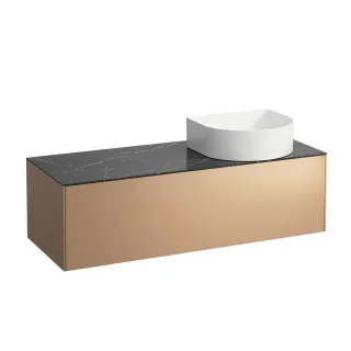 LAUFEN Waschtischunterschrank SONAR f.WT H812340/1/2/3 1 Schubl 1175x455 Ausschn re Kupfer? Marq H4054230341411