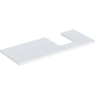 Geberit ONE Waschtisch-Platte, Ausschnitt rechts, für Aufsatzwaschtisch Schalenform 505315002