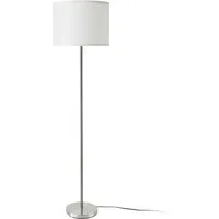 lux.pro Stehlampe, ohne Leuchtmittel, »Tamworth« Stehleuchte E27 161 x Ø40 cm Silber / Weiß