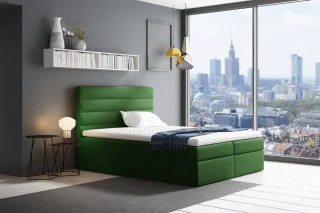 Boxspringbett Schlafzimmerbett LUCA 200x200cm Grün