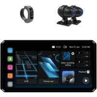 FC-Moto M2S Motorrad Multimediasystem + Kameras Motorrad-Navigationsgerät (Wasserdicht wasserdichte)